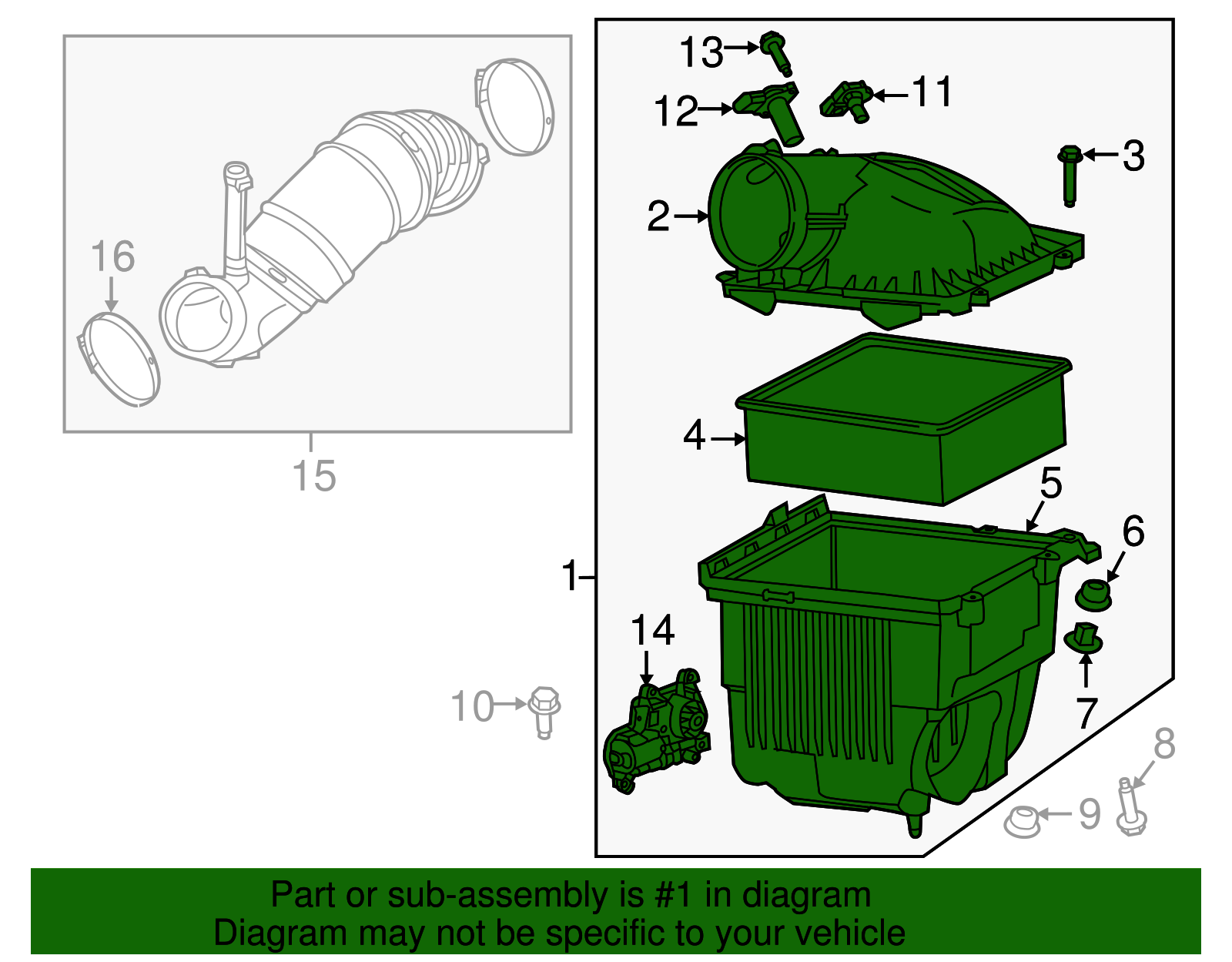 Mopar Air Cleaner Assembly 15-18 Ram HD 6.7L Diesel
